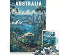 Puzzle da 1000 pezzi per adulti con immagini oniriche di Sydney, gioco impossibile, interazione genitore-figlio, lista dei desideri con Babbo Natale 50x75cm