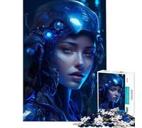 Puzzle da 1000 pezzi per adulti con intelligenza artificiale bellissima ragazza gioco per famiglie gioco educativo sfida giocattolo ottimo regalo e antistress (dimensioni 38x26cm)