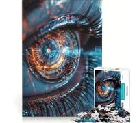 Puzzle da 1000 pezzi per adulti con intelligenza artificiale EYE gioco rompicapo assemblaggio di modelli per migliorare l'amore tra le coppie 38x52cm
