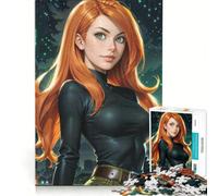 Puzzle da 1000 pezzi per adulti con Kim Possible gioco rilassante decorazione per la casa ideale come regalo per tutta la famiglia 38x26cm