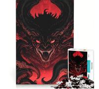 Puzzle da 1000 pezzi per adulti con la creatura del Mito di Cthulhu, gioco interattivo, decorazione da parete, adatto anche per la scrivania 38x26cm