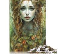 Puzzle da 1000 pezzi per adulti con la Driade celtica, puzzle per adolescenti, puzzle impossibile da 1000 pezzi (75x50 cm)