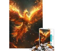 Puzzle da 1000 pezzi per adulti con la Fenice di Fuoco divertente attività da fare a casa gioco rompicapo a tempo adatto a persone dai 14 anni in su (50x75cm)