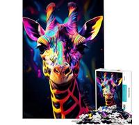 Puzzle da 1000 pezzi per adulti con la giraffa di Borderlands sfida di intelligenza e creatività giocattolo avvincente giochi divertenti attività per famiglie regalo di Babbo Natale segreto (38x26cm)