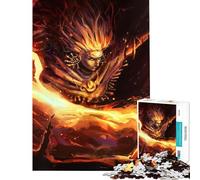 Puzzle da 1000 pezzi per adulti con la leggendaria spada di fuoco gioco educativo e rompicapo ideale come regalo di compleanno (dimensioni 38x52cm)