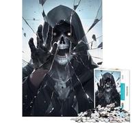 Puzzle da 1000 pezzi per adulti con la Morte e lo specchio rotto gioco per famiglie ideale per passare il tempo in casa compleanno e Natale (dimensioni 38x26cm)