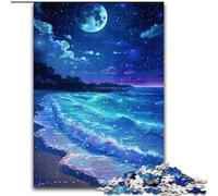 Puzzle da 1000 pezzi per adulti con la Torre Eiffel colorata in legno, perfetto come decorazione fai da te o regalo di compleanno 50x75cm per compleanni, feste e occasioni speciali