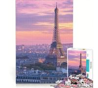 Puzzle da 1000 pezzi per adulti con la Torre Eiffel di Parigi, Francia Gioco pratico, migliora la memoria, ideale come regalo per tutta la famiglia 50x75cm
