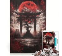Puzzle da 1000 pezzi per adulti con l'Albero della Vita e il Portale Torii gioco rompicapo stimolante da completare per rafforzare l'amore tra le coppie 38x52cm