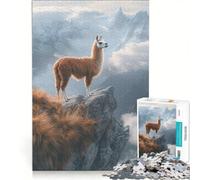 Puzzle da 1000 pezzi per adulti con lama sulla cima di una montagna gioco interattivo interazione genitore-figlio ideale come regalo per tutta la famiglia 50x75cm