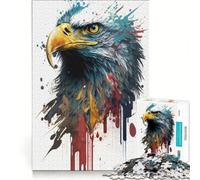Puzzle da 1000 pezzi per adulti con l'aquila I, gioco educativo, allena la mente e la mano, migliora l'amore tra le coppie 38x26cm