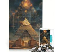 Puzzle da 1000 pezzi per adulti con le piramidi egizie, gioco divertente, stimolante da completare, per rafforzare l'amore tra le coppie 50x75cm