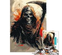 Puzzle da 1000 pezzi per adulti con l'immagine del Tristo Mietitore Gioco rompicapo per adulti stimola la memoria e favorisce l'interazione genitore-figlio (dimensioni 50x75cm)