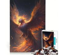 Puzzle da 1000 pezzi per adulti con l'immagine della fenice gioco interattivo decorazione da parete adatto anche per la scrivania 50x75cm