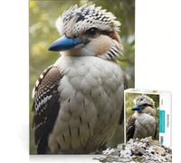Puzzle da 1000 pezzi per adulti con l'immagine di un kookaburra un gioco impossibile che stimola l'analisi e la logica ideale per rafforzare il legame di coppia 50x75cm