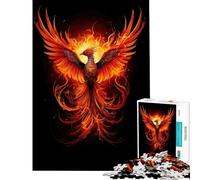 Puzzle da 1000 pezzi per adulti con l'immagine di una fenice gioco stimolante e rilassante ideale come regalo per donne o come giocattolo (dimensioni 38x52cm)