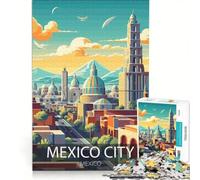 Puzzle da 1000 pezzi per adulti con lo skyline di Città del Messico giocattolo fai da te passatempo ideale per le vacanze a casa compleanni e altre occasioni 50x75cm