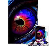 Puzzle da 1000 pezzi per adulti con l'occhio del drago blu difficile e stimolante gioco educativo pratico per ragazzi dai 14 anni in su (50x75cm)