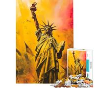 Puzzle da 1000 pezzi per adulti con l'opera d'arte "Colori della Libertà" Gioco di puzzle da 1000 pezzi decorazione da parete attività per famiglie gioco educativo per tutta la famiglia (75x50cm)