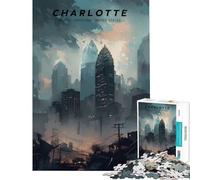 Puzzle da 1000 pezzi per adulti con l'orizzonte di Charlotte gioco impossibile sfida educativa idea regalo apprendimento educativo (dimensioni 38x26cm)