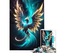 Puzzle da 1000 pezzi per adulti con l'uccello mistico della fenice gioco intellettuale gioco impossibile per tutta la famiglia regalo per donne e uomini (dimensioni 38x52cm)