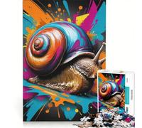 Puzzle da 1000 pezzi per adulti con lumaca psichedelica gioco educativo difficile ideale come regalo di compleanno o per occasioni speciali 50x75cm