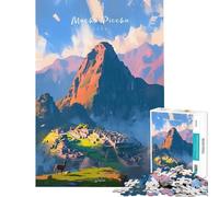 Puzzle da 1000 pezzi per adulti con Machu Picchu sfida per l'intelligenza giocattolo avvincente divertente per tutta la famiglia opera d'arte regalo (dimensioni 38x52cm)