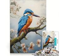 Puzzle da 1000 pezzi per adulti con martin pescatori gioco rilassante decorazione per la casa ideale come regalo per tutta la famiglia 38x52cm