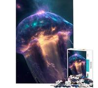Puzzle da 1000 pezzi per adulti con meduse spaziali e Via Lattea Gioco educativo per tutta la famiglia ideale come sfida o regalo antistress (dimensioni 38x52cm)