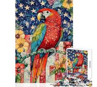 Puzzle da 1000 pezzi per adulti con motivo a mosaico di pappagallo dai colori vivaci ideale come regalo o gioco per tutta la famiglia Migliora la memoria ed è un giocattolo educativo e antistress