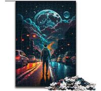 Puzzle da 1000 pezzi per adulti con motivo a suricato in legno, regalo perfetto per genitori, amanti e amici - età 14+ 50x75cm per compleanno, festa, Natale, Halloween