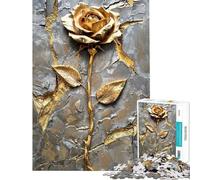 Puzzle da 1000 pezzi per adulti con motivo di petali di rosa ideale per adolescenti famiglie e come regalo di compleanno unico (dimensioni 38x26cm)