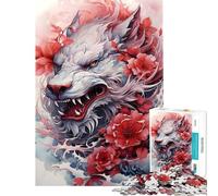 Puzzle da 1000 pezzi per adulti con motivo drago Sakura cinese impegnativo da completare ideale per le vacanze a casa per passare il tempo in modo rilassante un giocattolo antistress adatto a persone