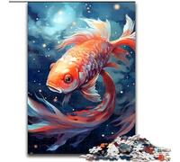Puzzle da 1000 pezzi per adulti con motivo Koi, perfetto per decorare casa e ufficio, feste, compleanni e regali di Natale (dimensioni 26x38cm)