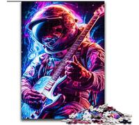 Puzzle da 1000 pezzi per adulti con musica spaziale, in cartone, dimensioni 26x38cm, ideale come regalo per le feste e come decorazione per la casa.