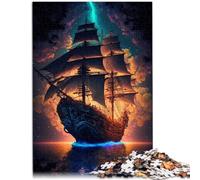 Puzzle da 1000 pezzi per adulti con nave oceanica, giochi educativi per la casa, giocattolo fai da te, per alleviare lo stress, sfida difficile per adolescenti dai 14 anni in su, 26 x 38 cm