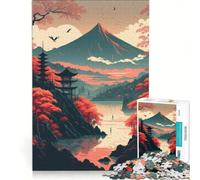 Puzzle da 1000 pezzi per adulti con paesaggi giapponesi, gioco pratico, migliora la memoria, compleanno e Natale 50x75cm