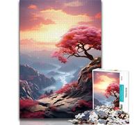 Puzzle da 1000 pezzi per adulti con paesaggio da sogno antistress per trascorrere il tempo libero e interagire con i genitori 26x38cm