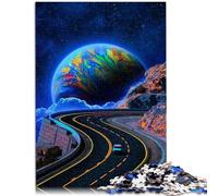 Puzzle da 1000 pezzi per adulti con paesaggio da sogno, regalo per aiutare il cervello ad allenare i giocattoli che creano dipendenza per promuovere la pazienza, 26 x 38 cm