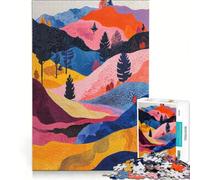 Puzzle da 1000 pezzi per adulti con paesaggio e ninna nanna gioco educativo migliora la memoria compleanno e Natale 38x52cm