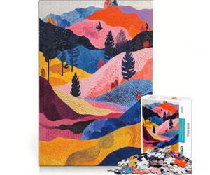 Puzzle da 1000 pezzi per adulti con paesaggio e ninna nanna gioco educativo migliora la memoria compleanno e Natale 38x52cm