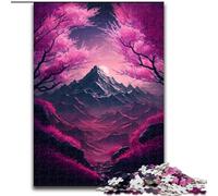 Puzzle da 1000 pezzi per adulti con paesaggio giapponese al neon. Puzzle impegnativi, dimensioni 26x38cm. Ideale per adolescenti e collezionisti, regalo da viaggio, attività per famiglie.
