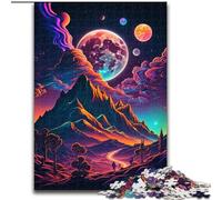 Puzzle da 1000 pezzi per adulti con paesaggio montano in legno un regalo perfetto per il divertimento in famiglia 50x75cm gioco interattivo per famiglie