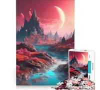 Puzzle da 1000 pezzi per adulti con paesaggio surreale gioco pratico per migliorare la memoria ideale come regalo per tutta la famiglia 38x26cm