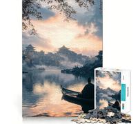Puzzle da 1000 pezzi per adulti con paesaggio urbano asiatico tranquillo, gioco di incastro, divertente e stimolante, tempo libero (50x75cm)