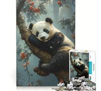 Puzzle da 1000 pezzi per adulti con panda gioco interattivo per genitori e figli ideale come regalo per tutta la famiglia 38x26cm