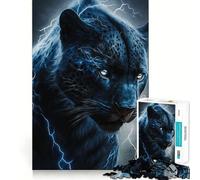Puzzle da 1000 pezzi per adulti con Pantera Nera e Flash,gioco a incastro,idea regalo per stimolare la mente,momento di relax,divertimento per il compleanno 38x26cm