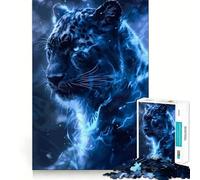 Puzzle da 1000 pezzi per adulti con Pantera Nera,taglio preciso,divertente,stimolante per la logica e il tempo libero,con soggetto natalizio 38x26cm