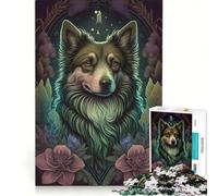 Puzzle da 1000 pezzi per adulti con pastore australiano, gioco impossibile, ideale per passare il tempo durante le vacanze, regalo di compleanno o di viaggio, 50x75cm