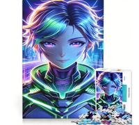 Puzzle da 1000 pezzi per adulti con personaggi anime, gioco interattivo, allena la mente e la manualità, ogni pezzo è unico 50x75cm